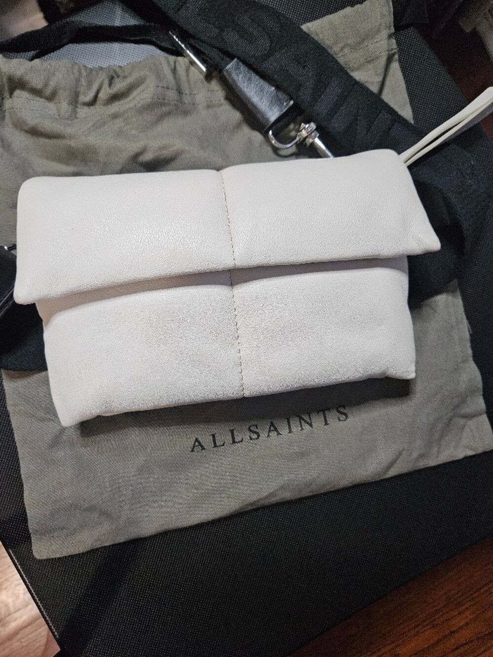 Like New AllSaints, Off-White, Crossbody Bag